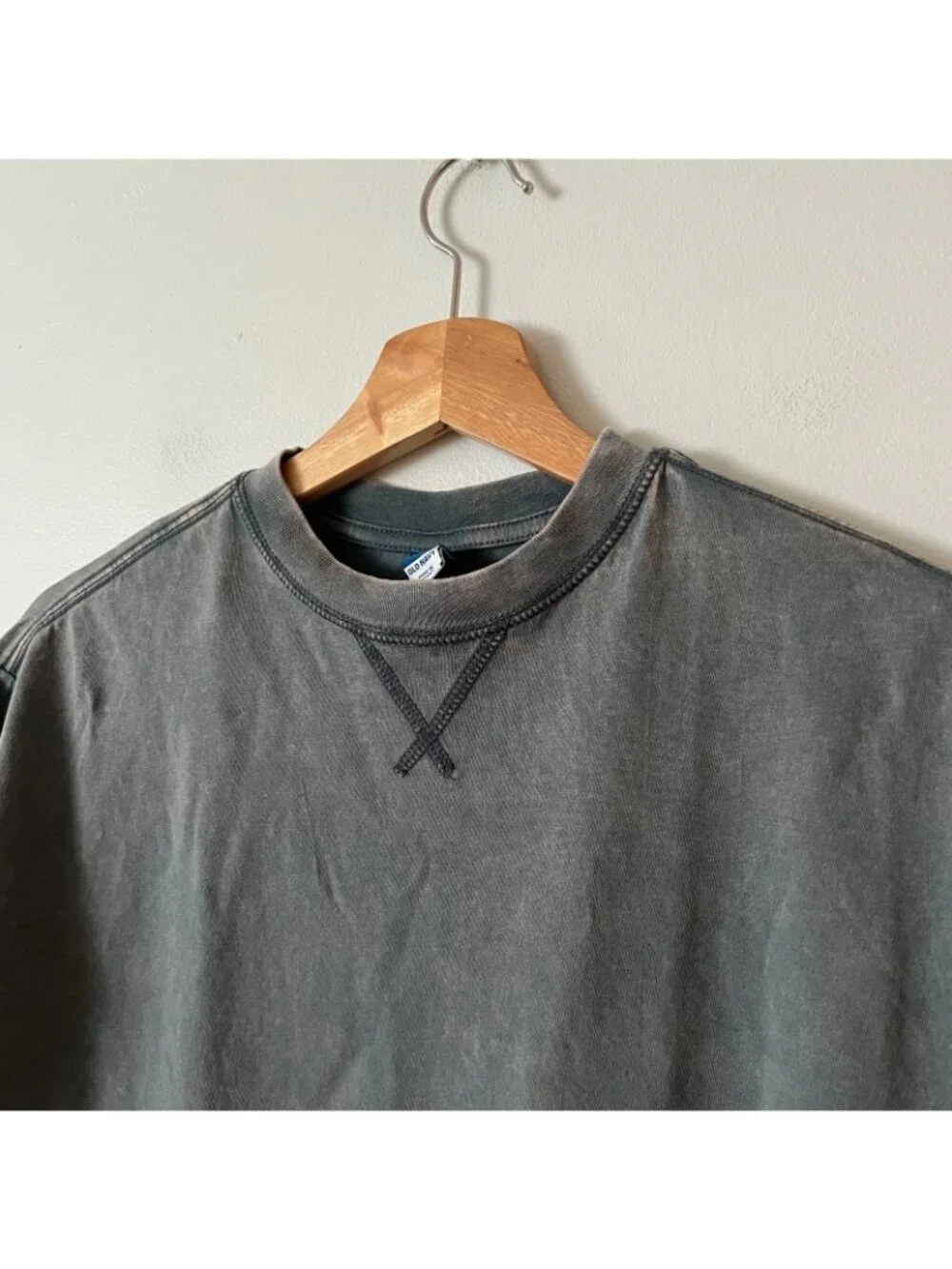 NWT Old Navy Boy's Oversized Boxy Blue Gray T-Shirt Size Medium 8